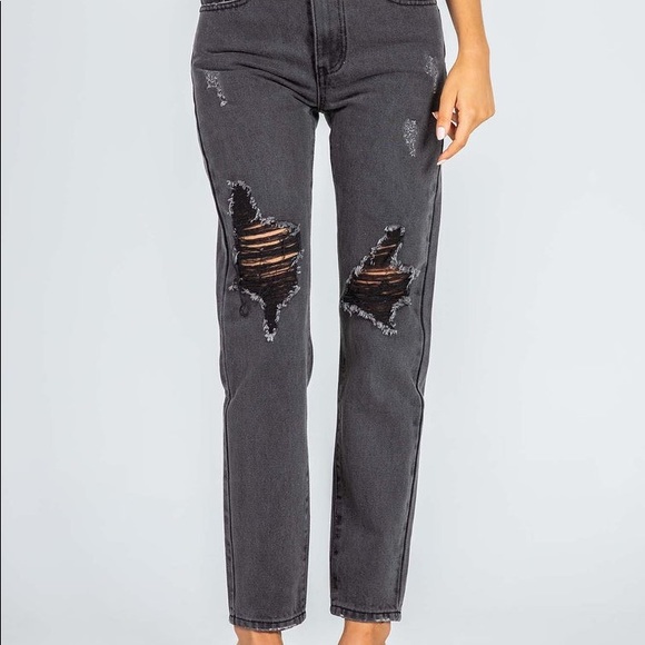 (Brand new) Princess Polly Zaneta Ripped Skinny Jeans - Picture 5 of 6